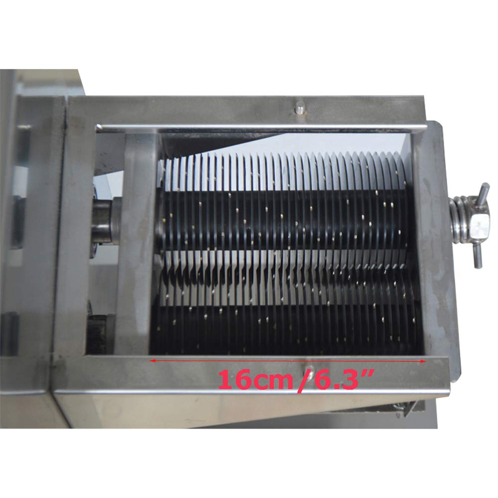 INTBUYING 3mm One Blade Replacement for QE 110V Commercial Meat Slicer - High Performance 500KG/H Meat Cutting Machine - Perfect for Deli, Butcher Shop & Food Processing