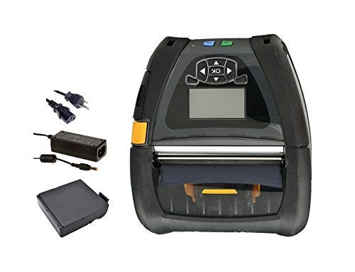 QLn420 Rugged 4-Inch Wireless Barcode Label Printer - Bluetooth & WiFi 802.11a/b/g/n, Direct Thermal with Belt Clip & Charger (Renewed) - Perfect for Warehouse Inventory, Retail POS & Mobile Shipping Labels