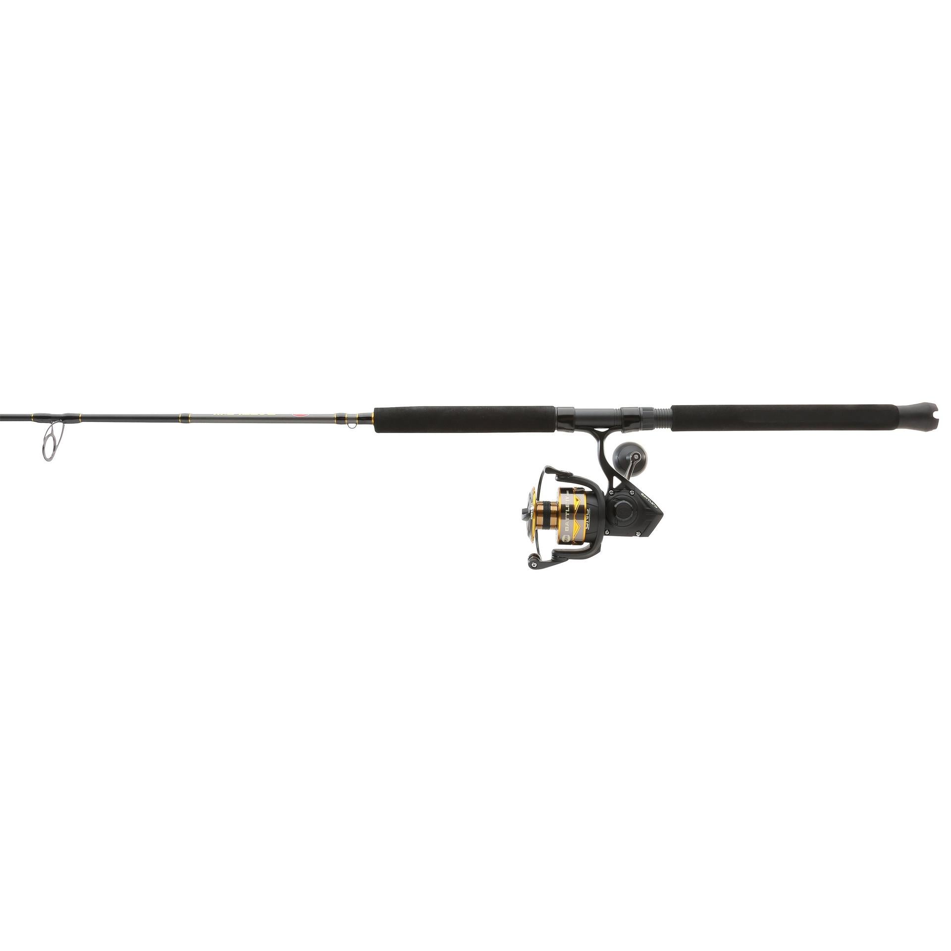 Battle IV Spinning Rod and Reel Combo - Premium Fishing Gear for Freshwater & Saltwater Anglers - Perfect for Bass, Trout, and Inshore Fishing Adventures