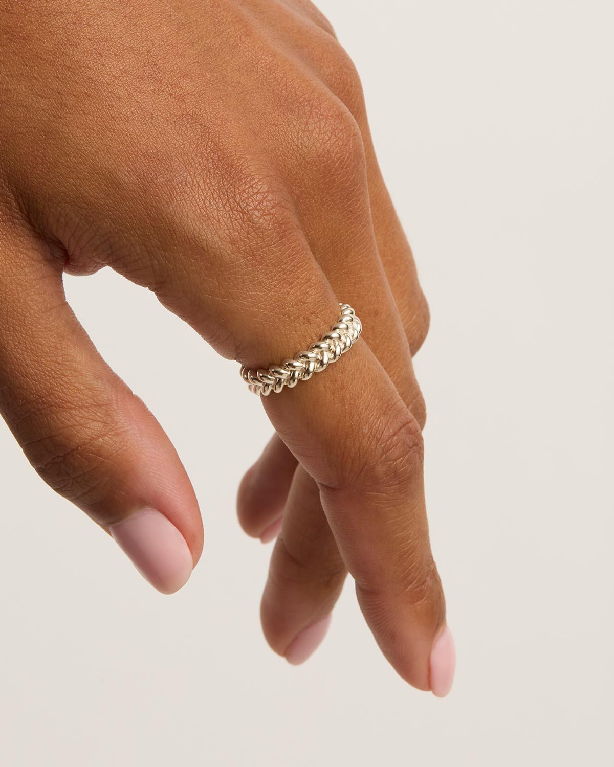 Elegant Sterling Silver Intertwined Ring for Women - Perfect for Weddings, Anniversaries & Romantic Gifts