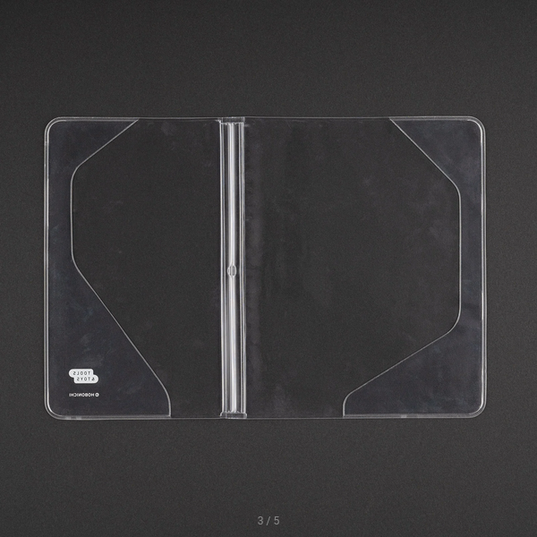 Hobonichi A6 Cover on Cover - Clear Protective Sleeve for Hobonichi Planner & Notebook Accessories - Perfect for Daily Planning, Journaling & Organization