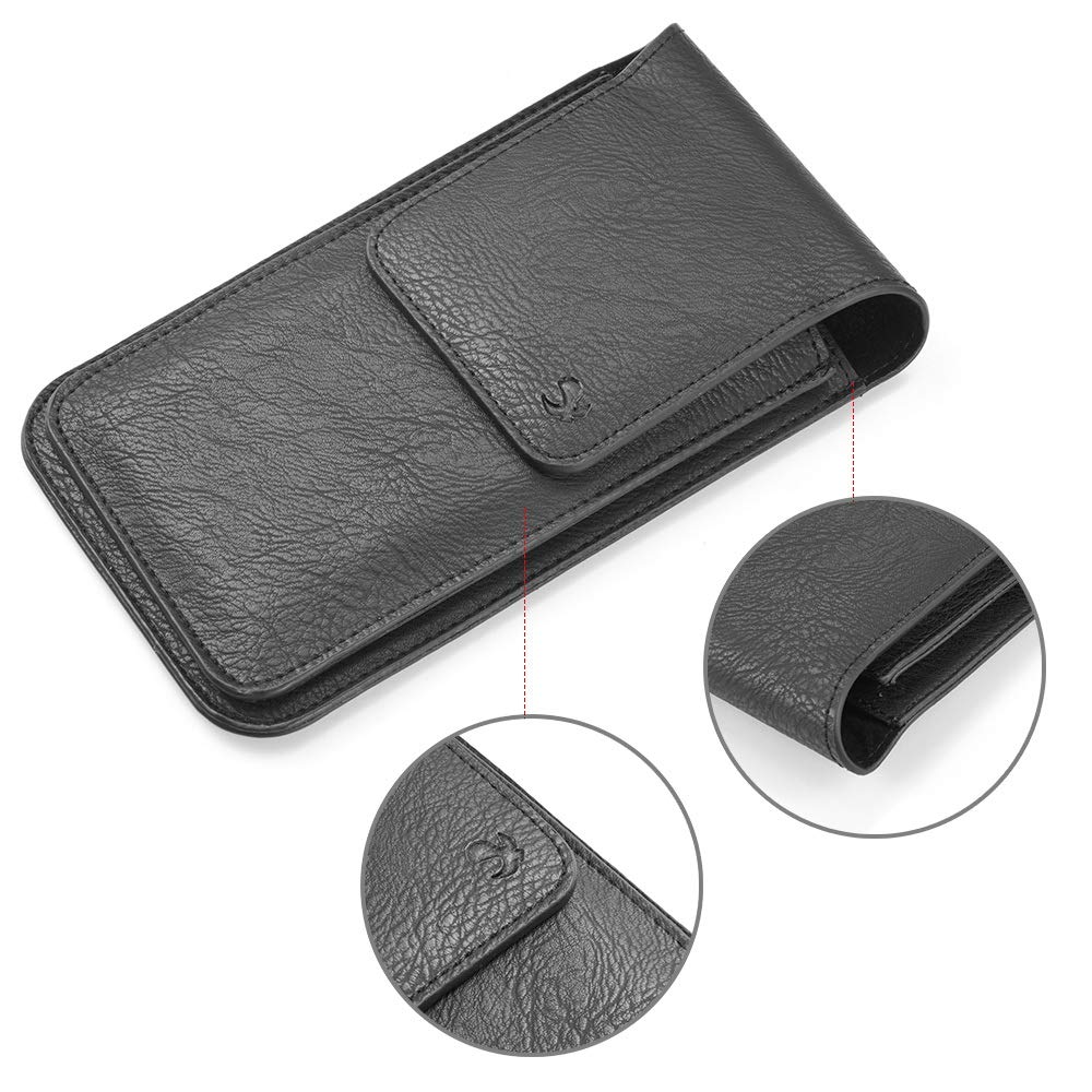 Magnetic Belt Clip Holster Case for Motorola Edge 20 Pro/Edge 20/Edge 20 Lite/One 5G UW Ace/Defy 2021 - Universal Phone Holder with Strong Magnet for Secure Carrying | Perfect for Work, Outdoor Activities & Hands-Free Use