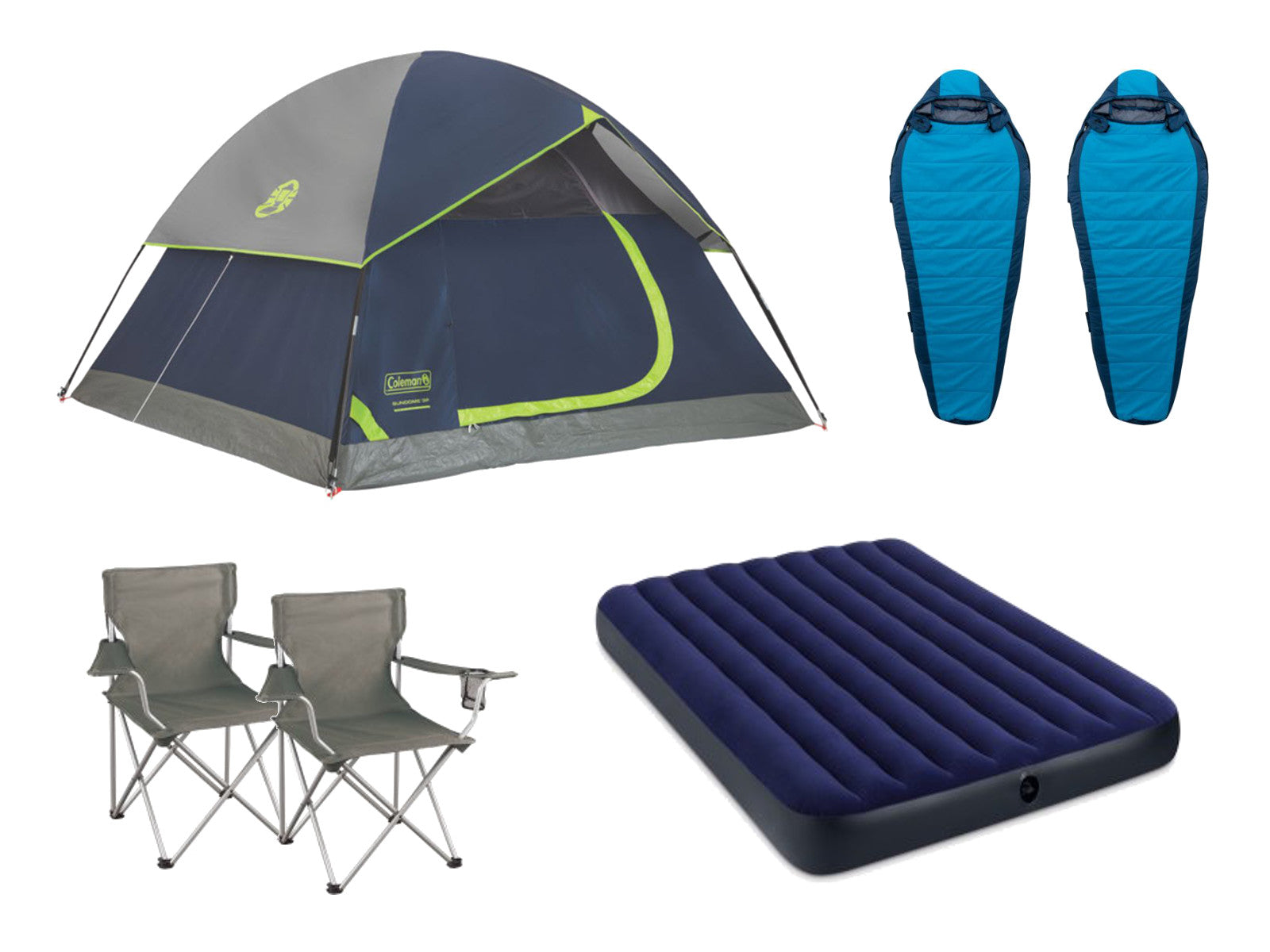 Premium Car Camping Rental Kit - Complete Outdoor Gear Set for Road Trips & Adventure Travel | Tent, Sleeping Bag & Essentials Included