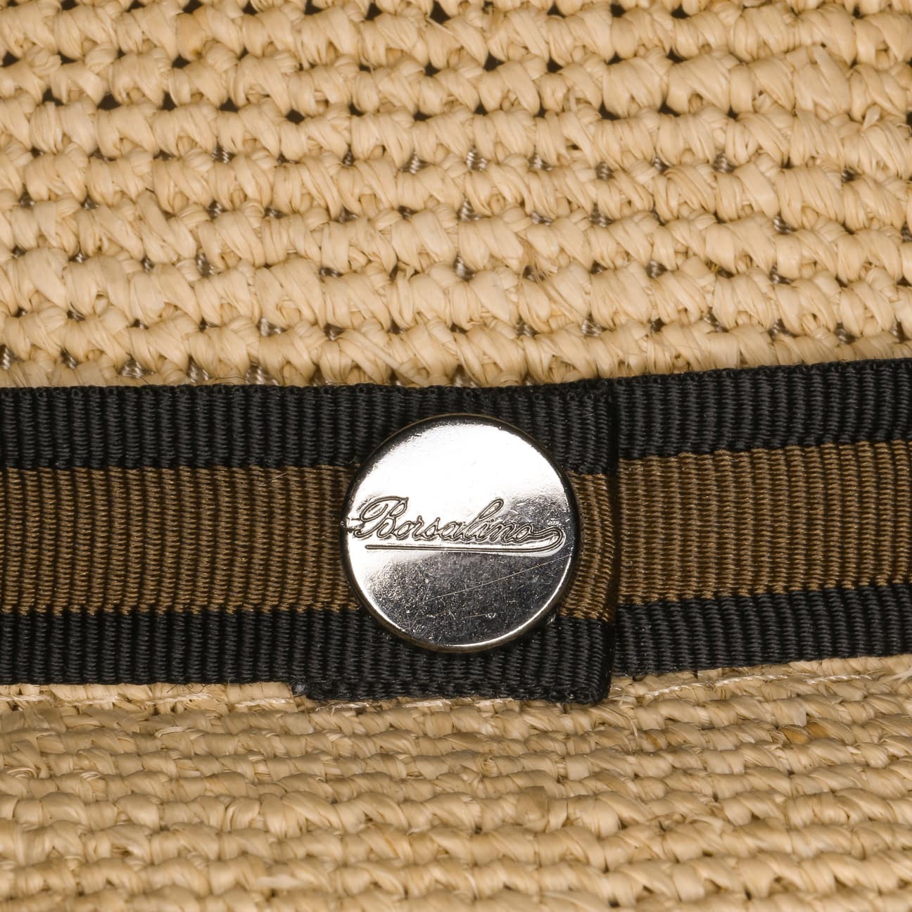 Borsalino Packable Crochet Straw Hat for Women - Lightweight Summer Beach Hat for Travel, Vacation & Outdoor Activities