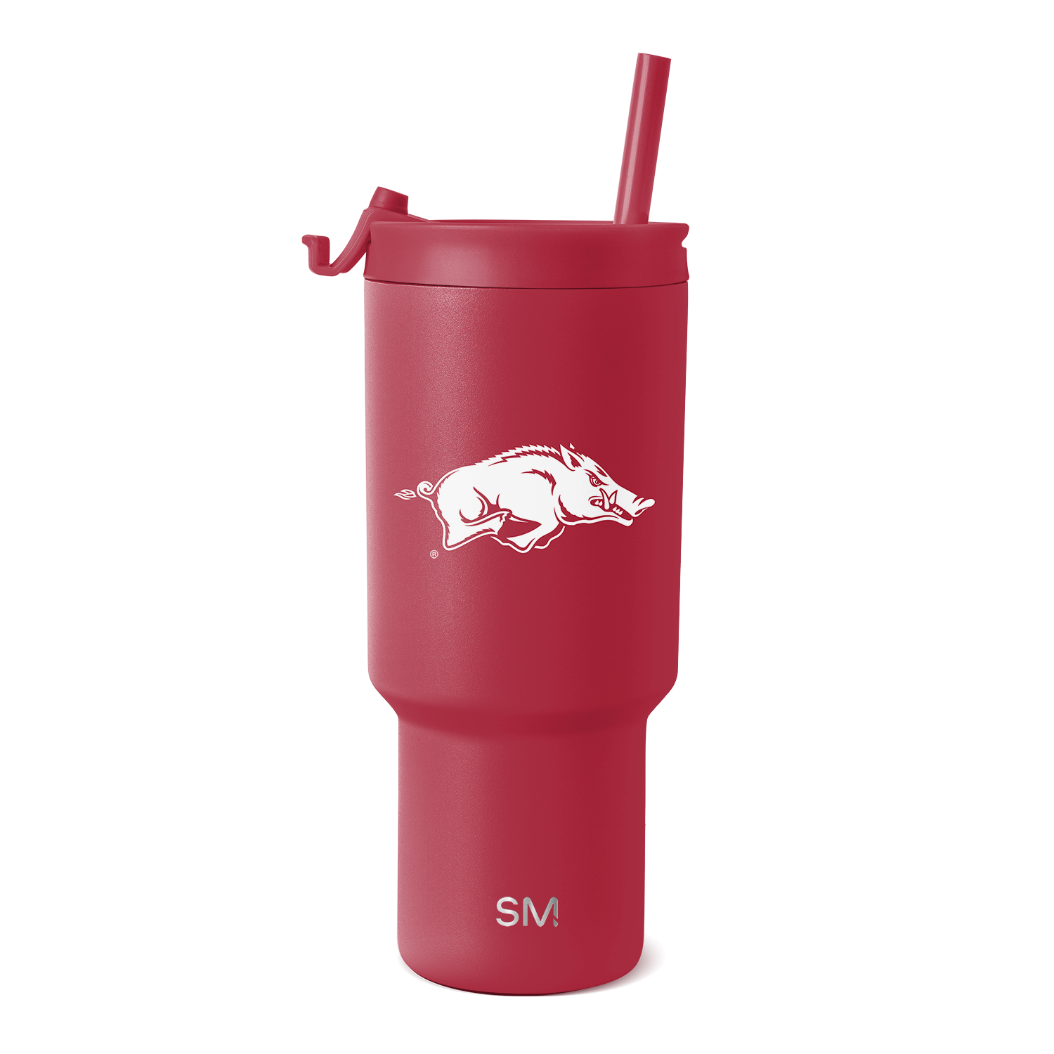 Collegiate Trek Tumbler - Insulated Stainless Steel Water Bottle with Lid & Straw - Perfect for School, Hiking & Outdoor Adventures