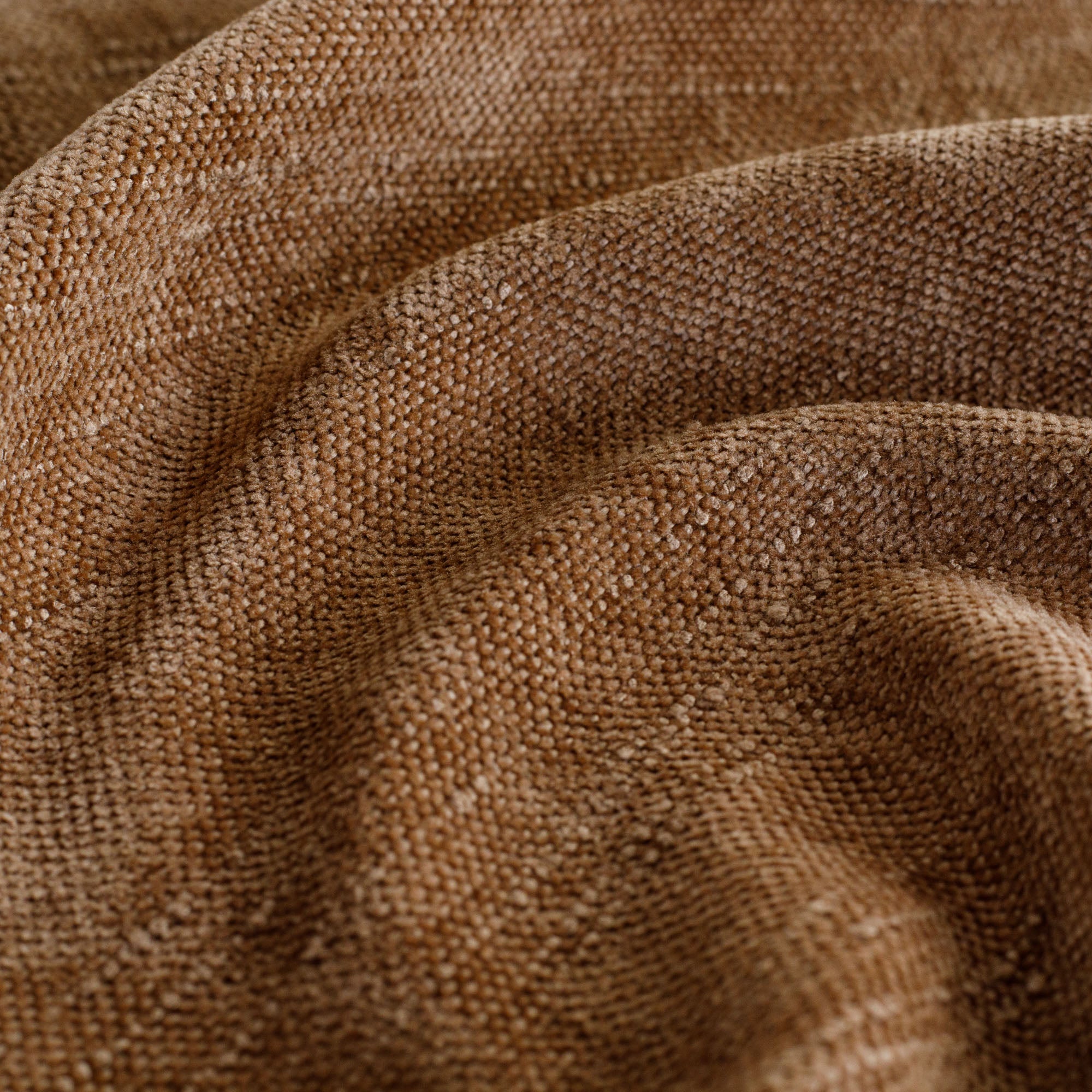 Premium Blaine Fabric - Soft & Durable Cinnamon Brown Upholstery Material for Sofas, Chairs & Home Decor