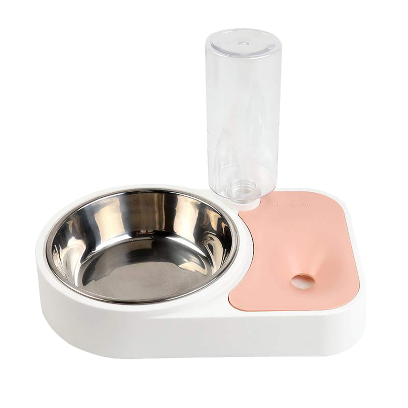 Automatic Pet Water & Food Bowl Set for Dogs & Cats - SECRET DESIRE Pink Pet Feeder with Water Bottle | Perfect for Home, Travel & Outdoor Use