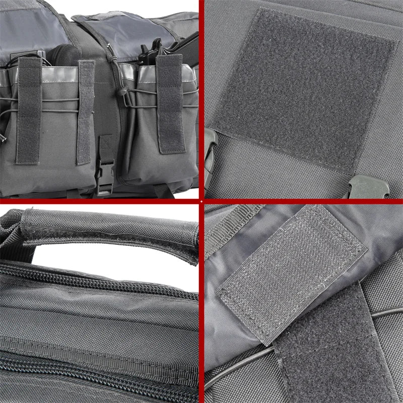 Tactical Double Rifle Case - Durable Waterproof Gun Bag for Hunting & Shooting Range - Perfect for Outdoor Adventures & Firearm Storage