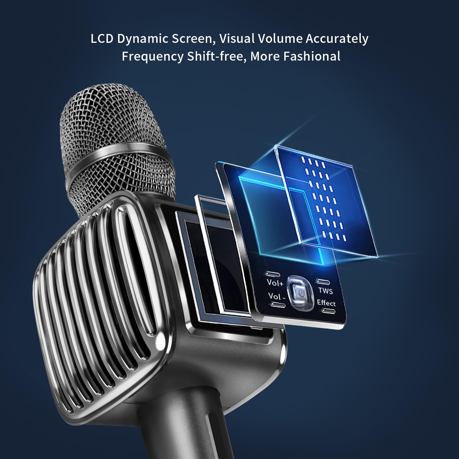 TOSING G6 Pro Wireless Karaoke Microphone with Bluetooth Speaker - 20W Portable Singing Machine for Adults & Kids - Ideal for Podcasting, Recording, Practice & Live Performances - Perfect for Home Parties, Karaoke Nights & Studio Sessions