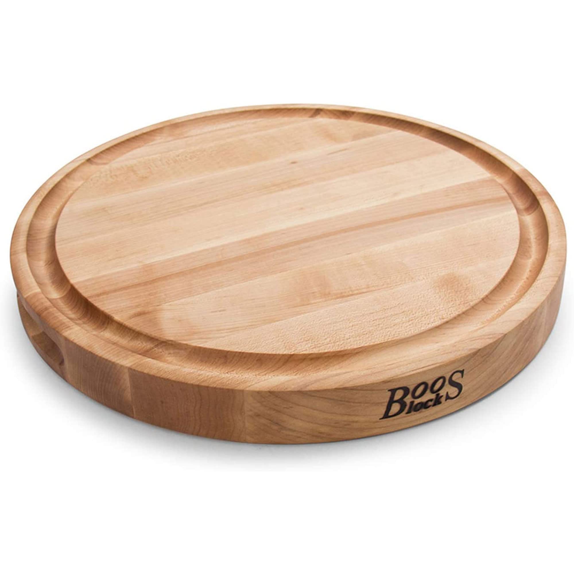 John Boos CB Series 15x15 Inch Reversible Maple Wood Cutting Board with Juice Groove - 1.75-Inch Thick Heavy Duty Chopping Block for Kitchen, Butcher, Meat Prep & Serving - Professional Grade for Chefs & Home Cooks