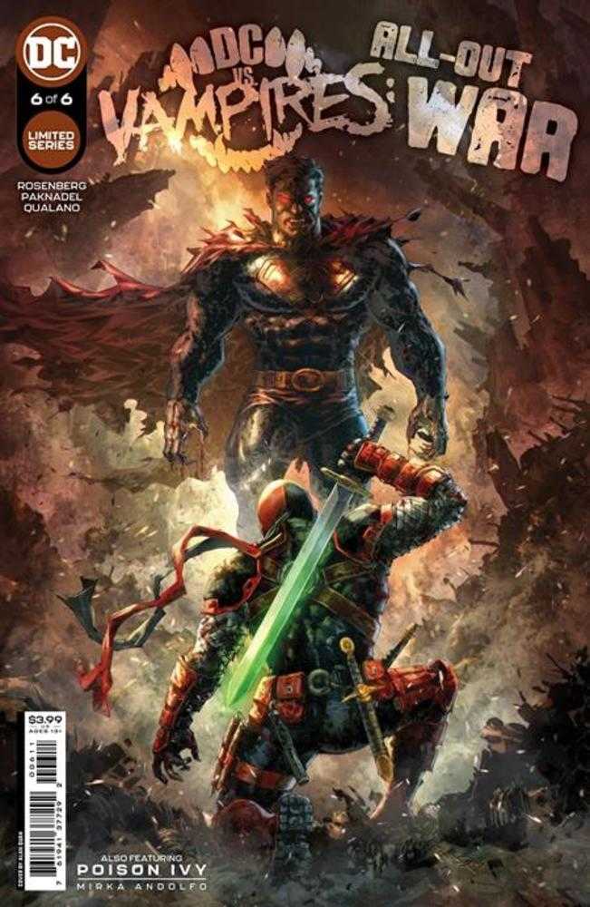 DC vs Vampires All Out War #6 (Of 6) Cover A by Alan Quah - Collector's Edition Comic Book for Superhero Fans & Vampire Enthusiasts | Perfect for Comic Collections, Gifts, and Reading