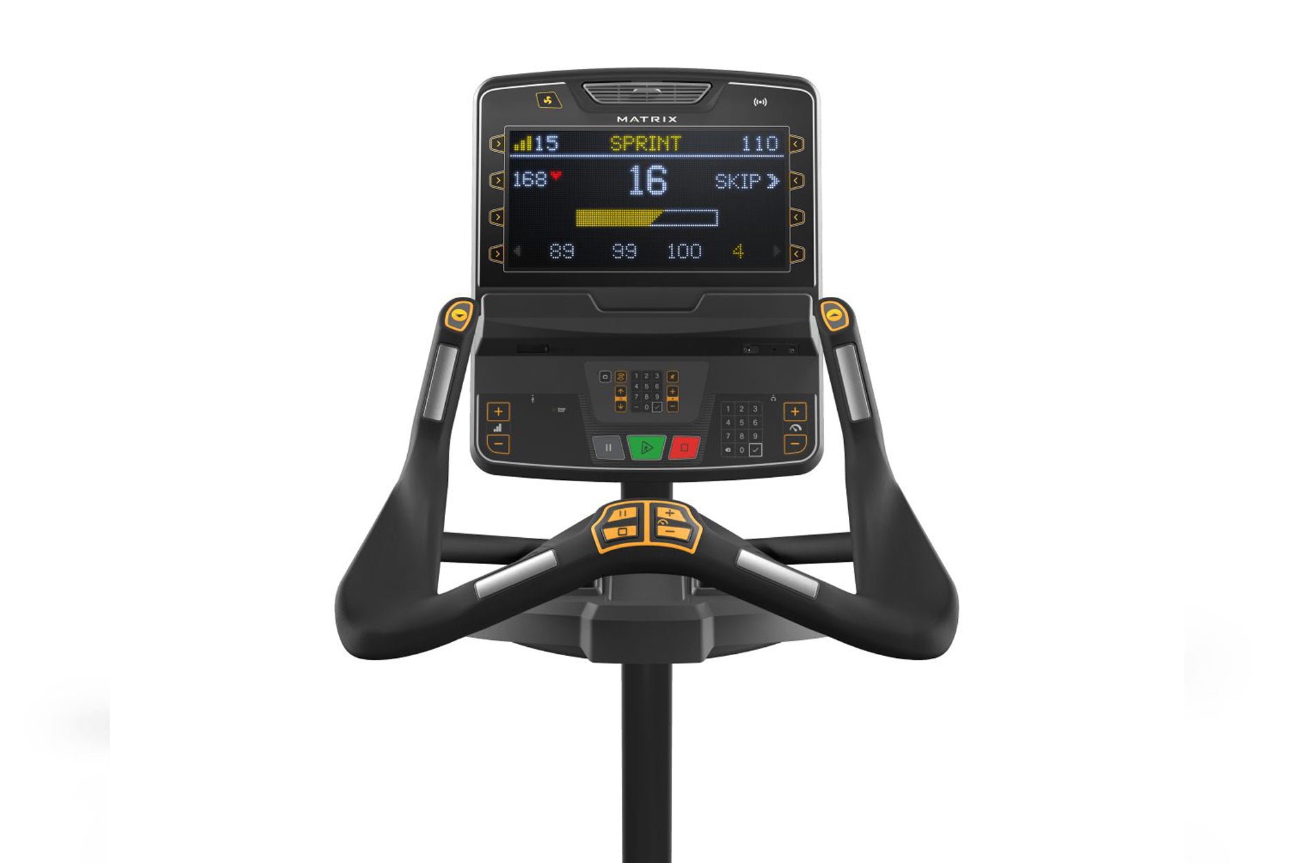 Matrix Performance Upright Exercise Bike for Home Gym - Indoor Cycling Bike with Adjustable Resistance & LCD Display - Perfect for Cardio Workouts, Weight Loss & Fitness Training