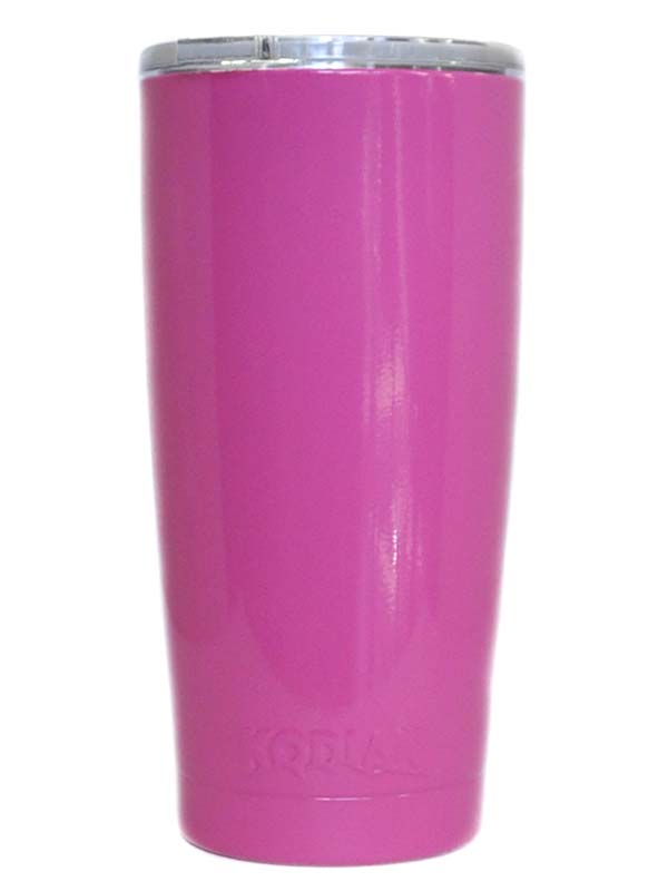 Kodiak 20oz Stainless Steel Tumbler with Lid - Insulated Pink Travel Mug for Hot & Cold Drinks, Perfect for Office, Gym, Hiking and Outdoor Activities