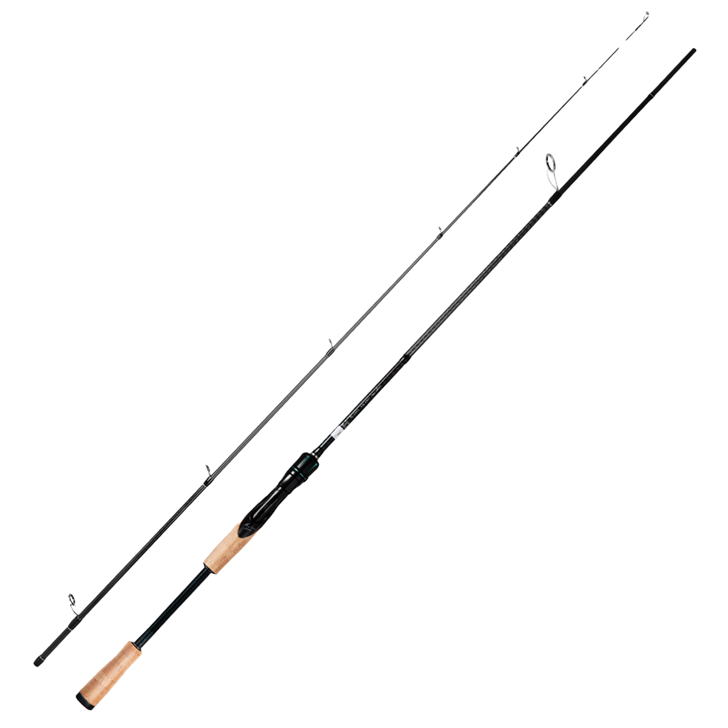 Magic L Two-Piece Spinning Rod - Lightweight Fishing Pole for Freshwater & Saltwater Anglers - Perfect for Shore Fishing, Boat Fishing, and Travel Adventures