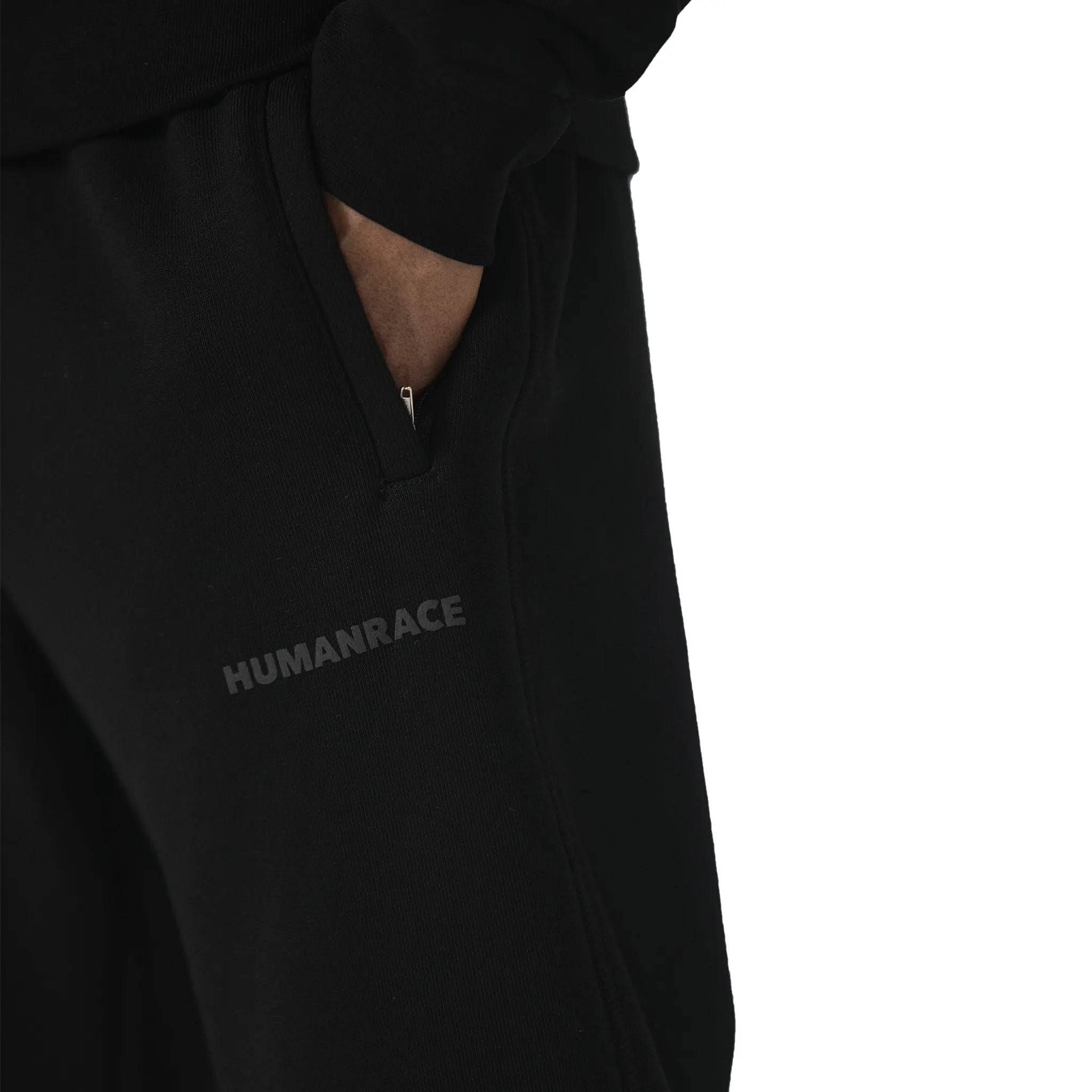 Human Race Mars Straight Leg Black Sweatpants for Men - Comfortable Casual Joggers with Elastic Waistband - Perfect for Gym, Running, Lounging and Streetwear Fashion
