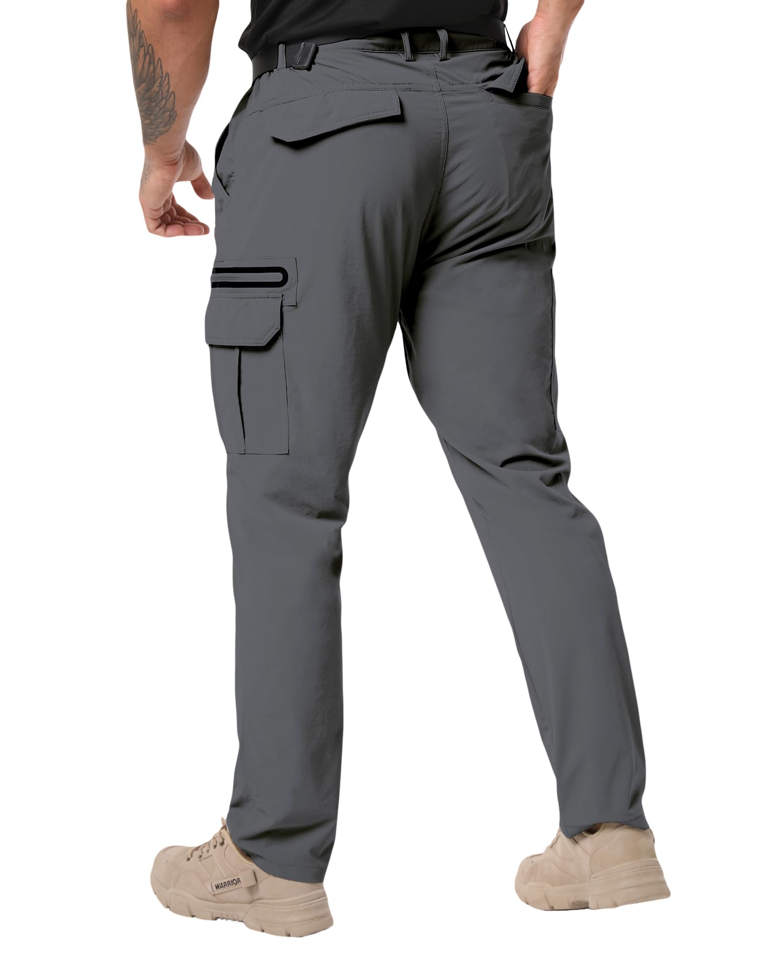 **NATUVENIX Men's Lightweight Hiking Pants - Quick Dry, Water Resistant Cargo Pants for Travel, Work & Fishing - Durable Outdoor Adventure Pants**    *(Perfect for hiking, camping, fishing, and everyday outdoor activities!)*