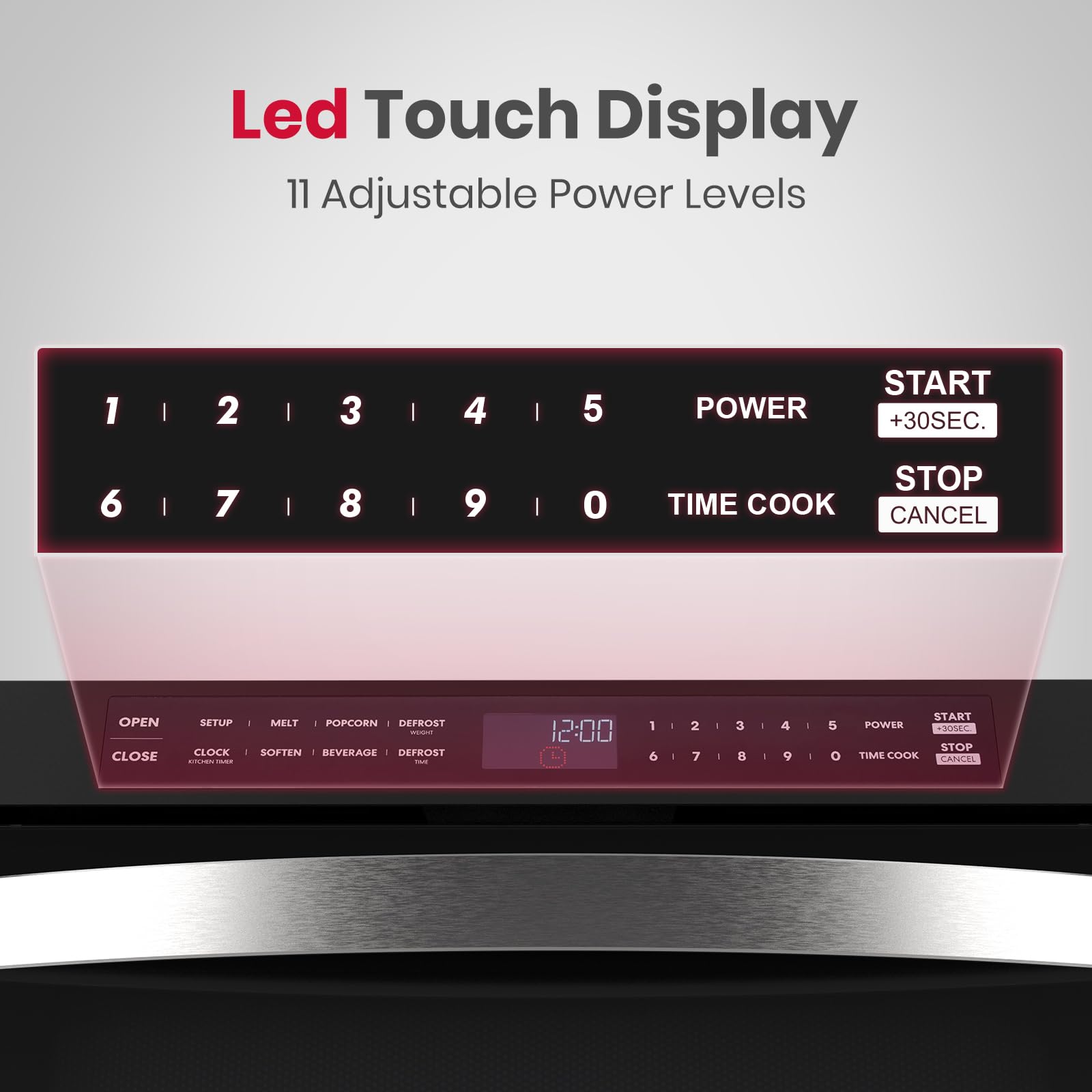 **GASLAND 1.2 cu. ft. Built-In Microwave Drawer - 24 Inch, 1000W Under Counter Microwave with 11 Cooking Levels & Touch Controls - Stainless Steel - Perfect for Kitchens, RVs, and Small Spaces**