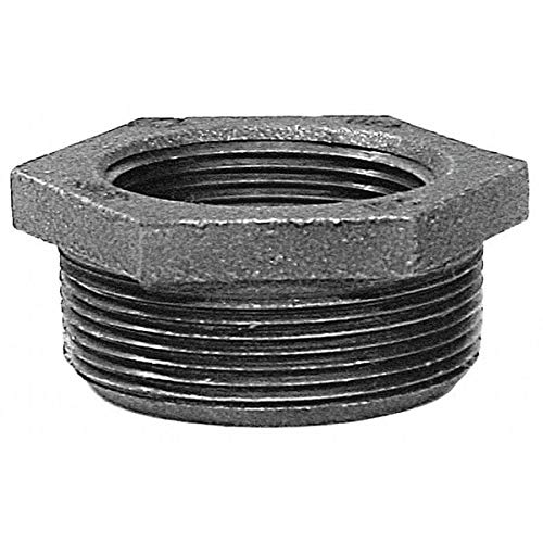 Malleable Iron Hex Bushing Class 150 - Heavy Duty Pipe Fitting for Plumbing & Industrial Use - Perfect for Water, Gas & HVAC Systems