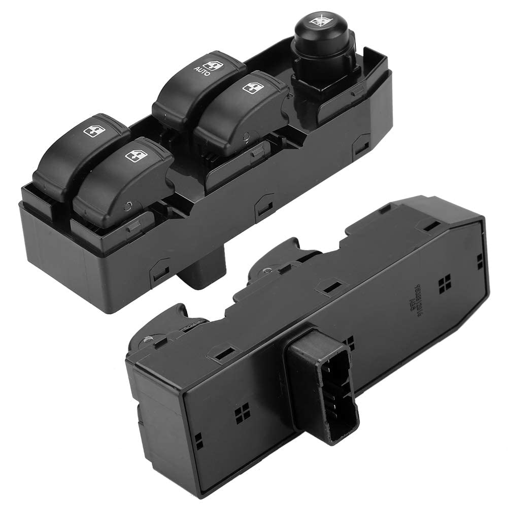 Aramox Master Window Switch 621W04460 - Power Window Control Switch ABS Plastic Black - Compatible with Suzuki Vehicles - Perfect for Car Window Repair & Replacement