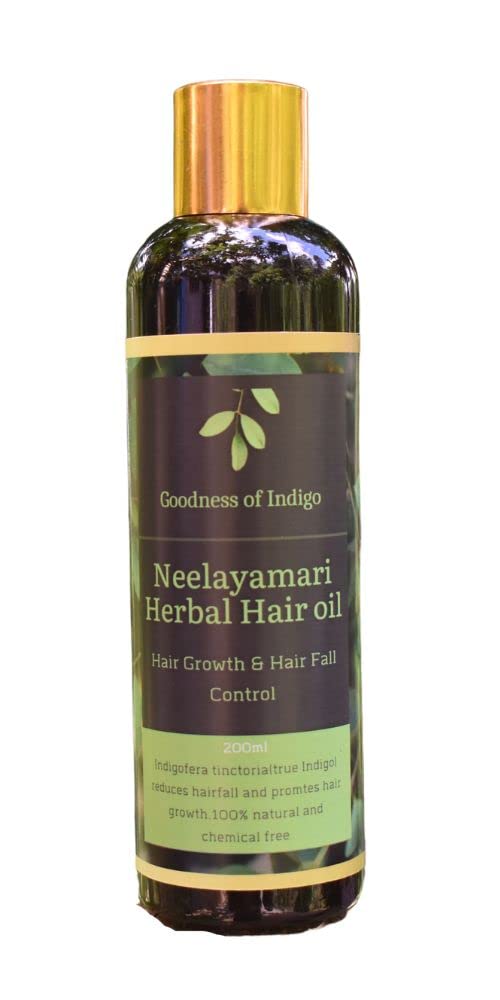Neelayamari Hair Oil - 200ml | Natural Indigo Oil for Hair Growth & Scalp Care | Perfect for Daily Hair Treatment & Styling
