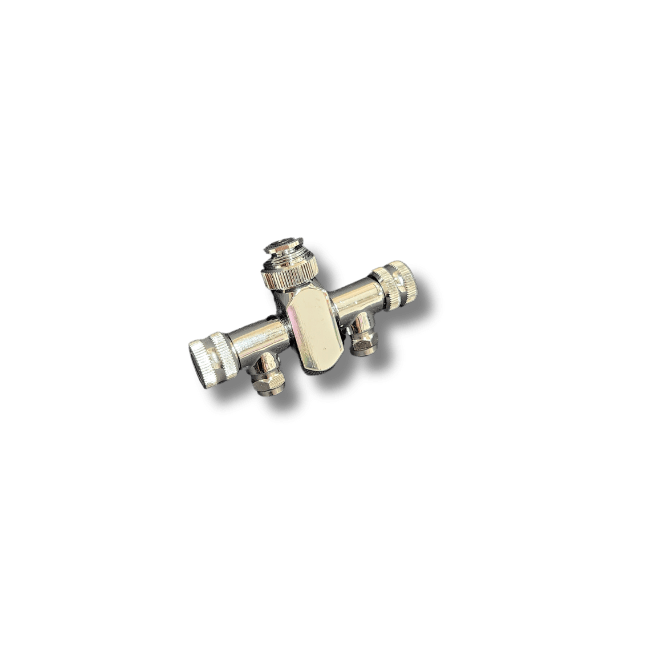Dual Output CO2 Regulator Splitter for Homebrew Kegerators & Aquarium CO2 Systems - 2 Way Gas Distributor with Precision Control