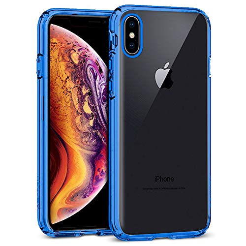 Premium Metal Edge iPhone XS MAX Case - Shockproof Slim Protective Cover with Anti-Scratch Coating (Blue) | Perfect for Outdoor Activities, Travel & Daily Protection