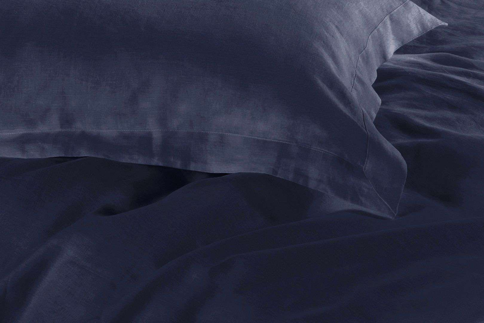 Premium 1000TC King Size Quilt Cover Set - Midnight Blue Luxury Bedding for Master Bedroom | Soft & Breathable Duvet Cover for All Seasons | Hotel Style Bedroom Decor