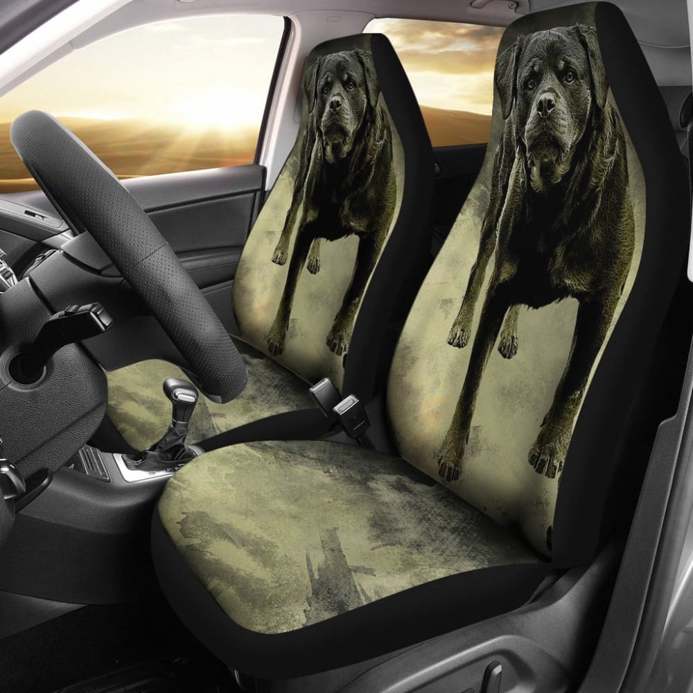 Premium Rottweiler Dog Car Seat Cover - Durable Pet Protection for Rottweiler Owners - Perfect Gift for Dog Lovers - Use for Road Trips, Daily Commutes & Adventure Travel