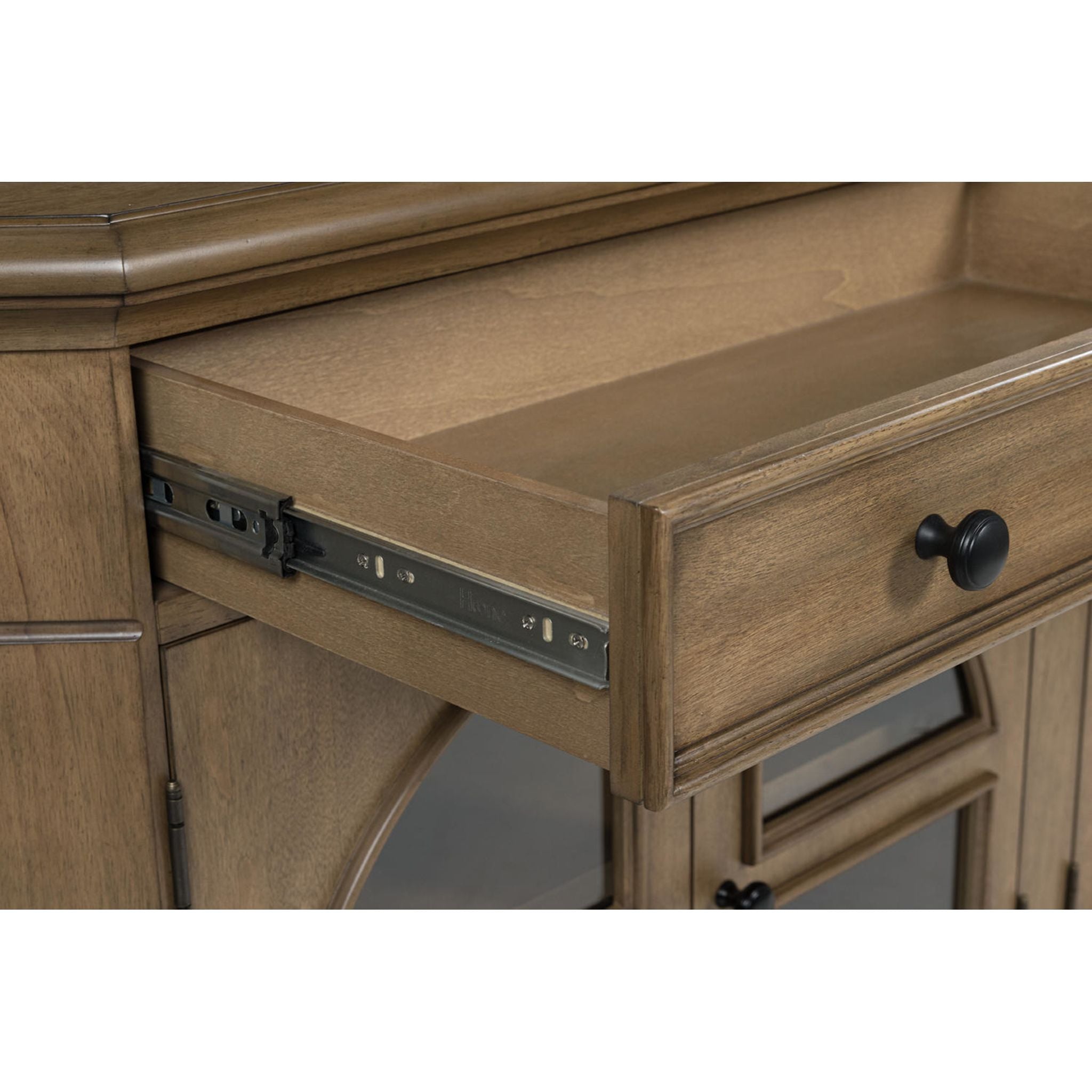 Barlomore Accent Cabinet - Brown Wood Side Table for Living Room, Bedroom & Entryway Storage | Stylish Home Decor Furniture