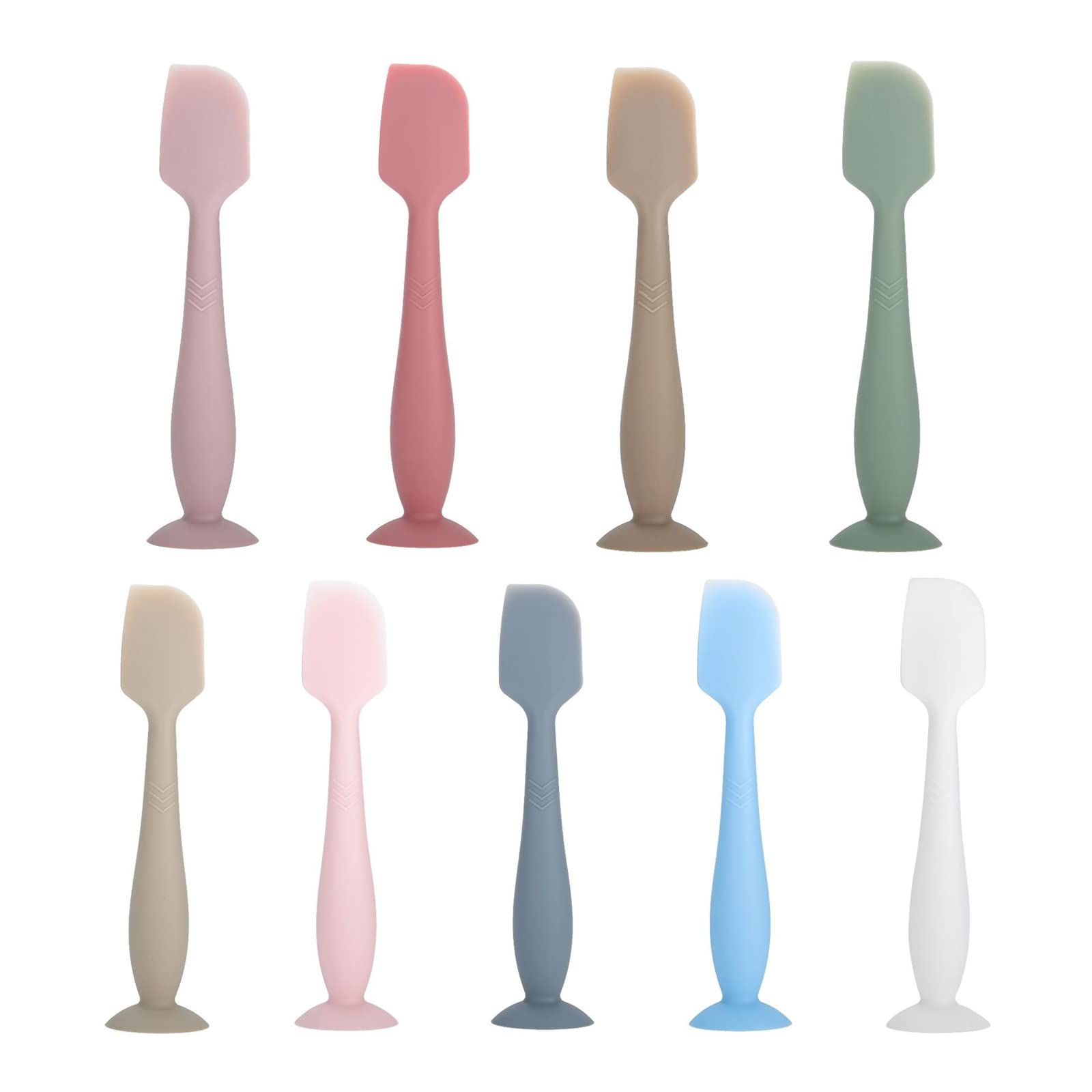 Lily Brown Baby Diaper Cream Spatula - Soft Flexible Silicone Applicator with Suction Base for Gentle Rash Cream Application | Diaper Changing Essential for Newborns & Infants | Perfect Baby Shower Gift
