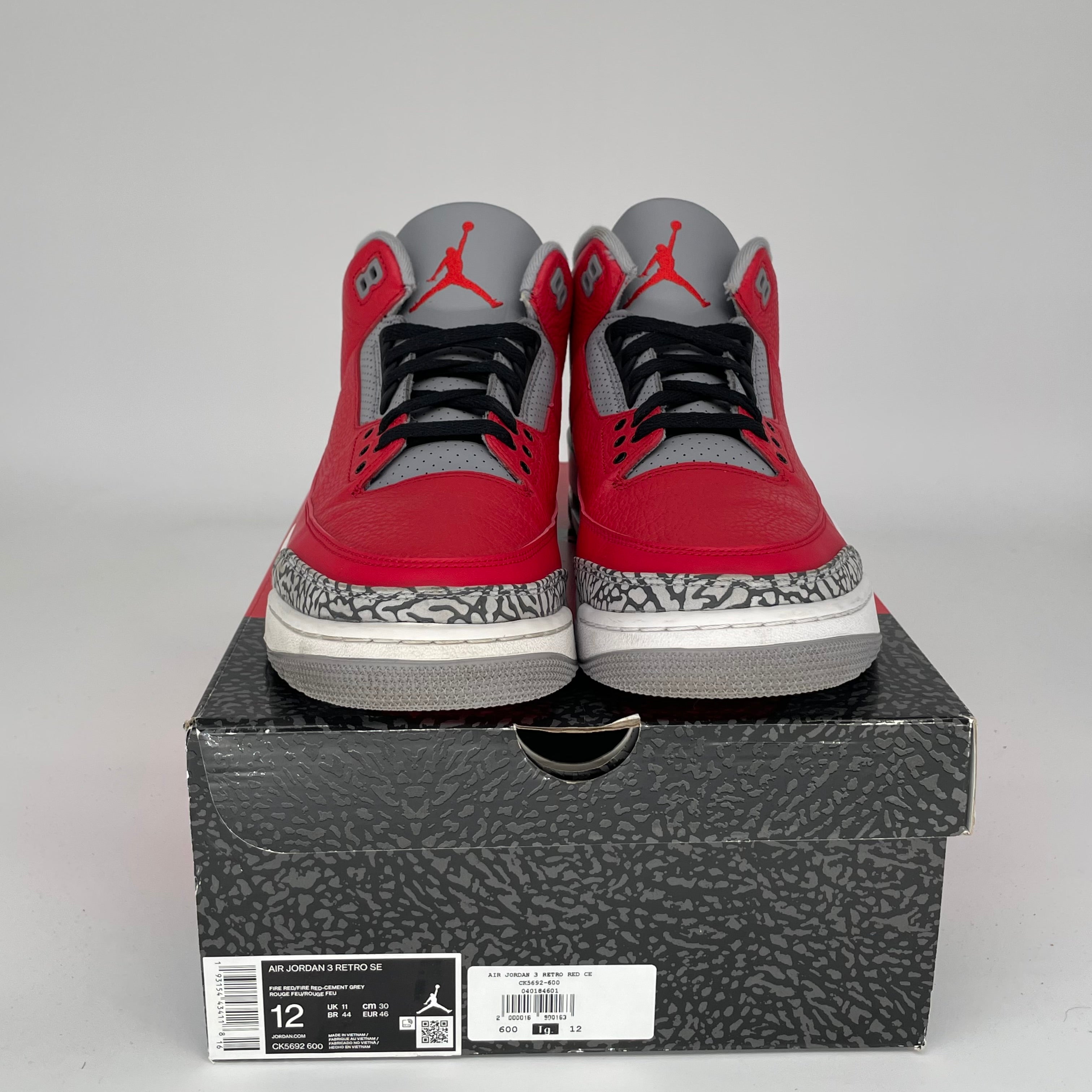 AIR JORDAN 3 UNITE Men's Basketball Shoes Size 12 - Retro Style, High Top Sneakers for Men (CK5692-600) | Perfect for Streetwear, Gym Workouts & Casual Fashion