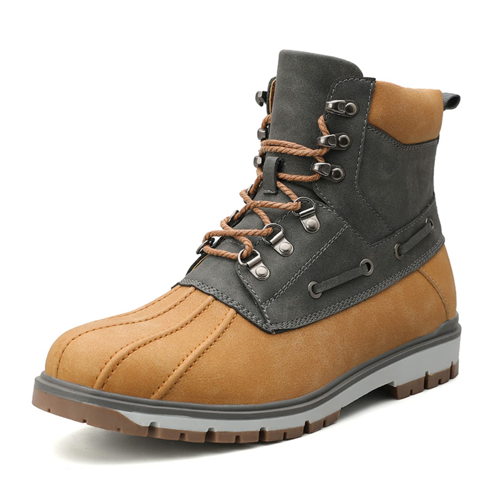 FOFOWHAT Men's Winter Snow Boots Waterproof Insulated Hiking Shoes for Outdoor Trekking Backpacking & Casual Wear - Perfect for Snowy Trails and Cold Weather Adventures