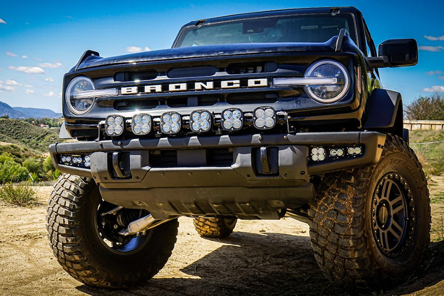 Ford Bronco Baja Designs Clear SAE Fog Pocket Kit - High-Performance Off-Road Lighting for Adventure & Night Driving