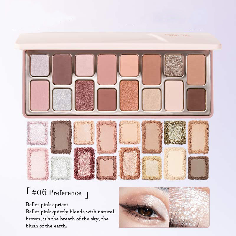 CHEERYEP 16-Color Eyeshadow Palette - Highly Pigmented, Long-Lasting Makeup for Day & Night Looks - Perfect for Professional Makeup Artists & Beginners