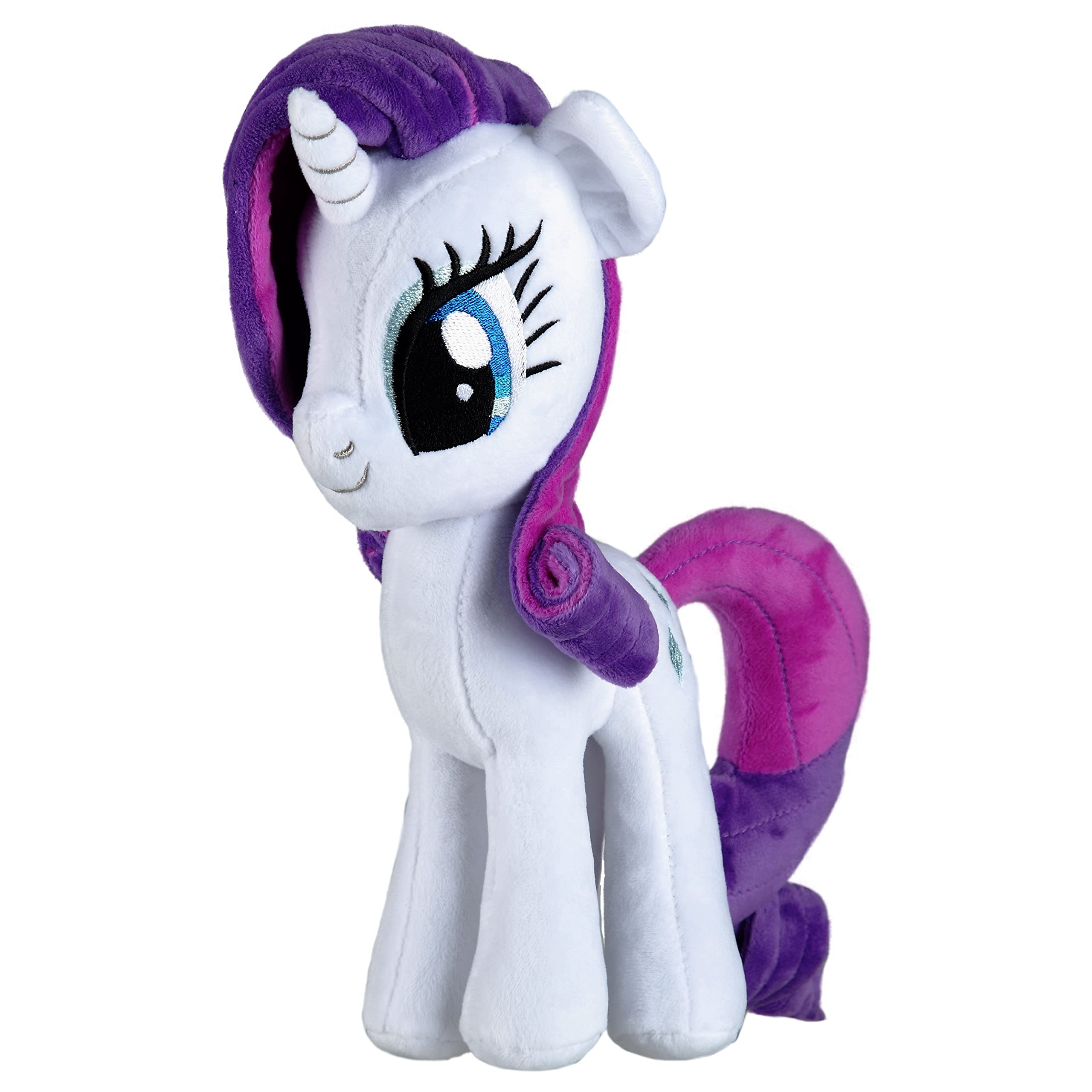 My Little Pony Rarity Plush Toy - Official Licensed Collectible, Soft & Cuddly Stuffed Animal for Kids & Adults - Perfect Gift for MLP Fans & Collectors (Ages 3+) - Great for Birthday Gifts, Room Decor & Cuddle Time