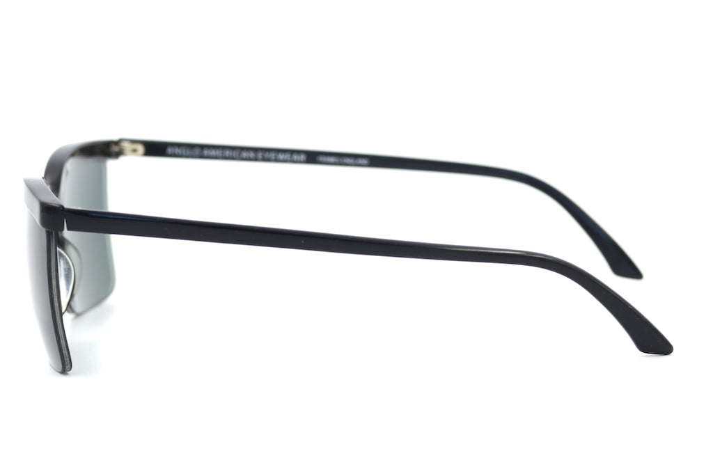 Anglo American Eyewear Kaye BLK - Stylish Black Sunglasses for Men & Women - Perfect for Outdoor Activities, Driving, and Beach Vacations