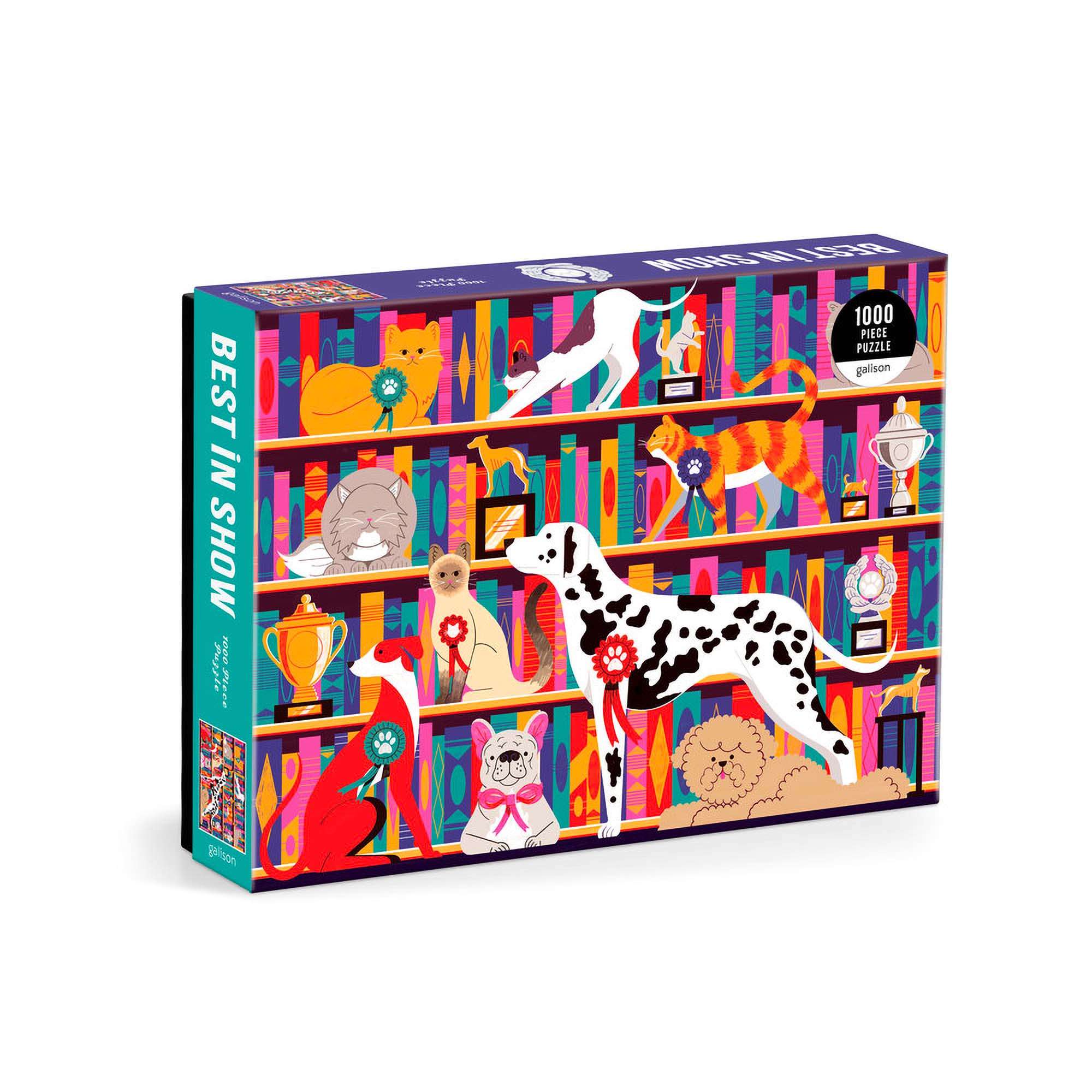 1,000 Piece Jigsaw Puzzle - Best in Show Award Winning Design - Perfect for Family Game Night & Stress Relief Activities