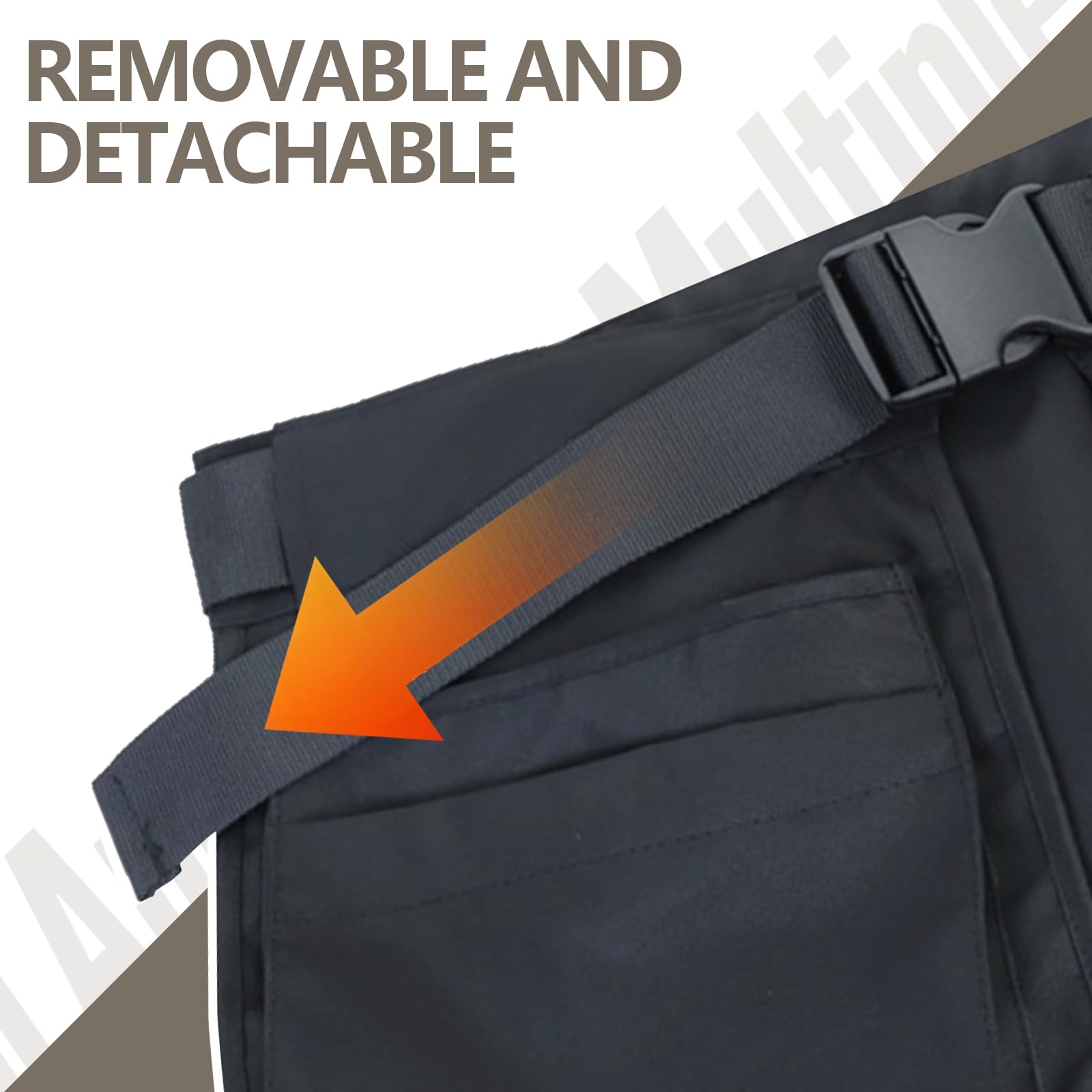Adjustable Waist Belt Apron Bag for Women - Multi-Purpose Tool Belt for Dog Trainers, Waiters, Gardeners & Hair Stylists - Durable Serving Apron with Customizable Waistband - Perfect for Work, Outdoor Activities & Professional Use