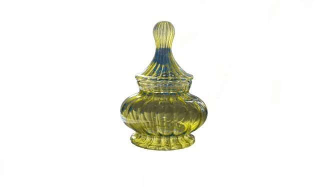 Premium Glass Storage Containers Set - Airtight Cookie Jars, Candle Holders, Canning Jars & Kitchen Canisters with Lids - Versatile Food Storage & Decorative Candy Dishes (Olive Green) - Perfect for Baking, Canning, Candle Making & Kitchen Organization