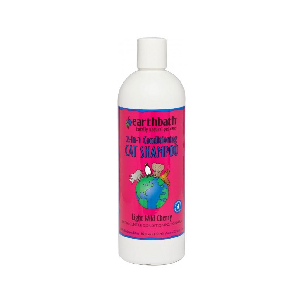 2 in 1 Conditioning Cat Shampoo for Sensitive Skin - Gentle Kitten & Adult Cat Wash with Natural Ingredients - Perfect for Bathing, Grooming & Odor Control at Home