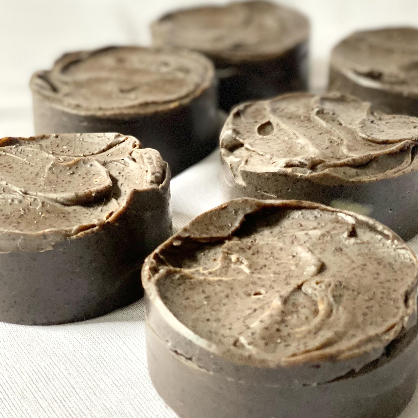 Organic Handmade Coffee Scrub Soap with Real Coffee Grounds & Unrefined Cocoa Butter - Exfoliating Body Cleanser for Smooth Skin, Perfect for Shower & Spa Day Self Care Routine