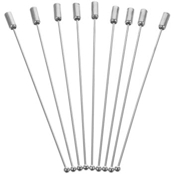 20pcs 90MM Brooch Pins with Clutches - DIY Jewelry Making Supplies for Boutonnieres, Corsages, and Costume Jewelry - Perfect for Artificial Flowers, Wedding Bouquets, and Suit Accessories