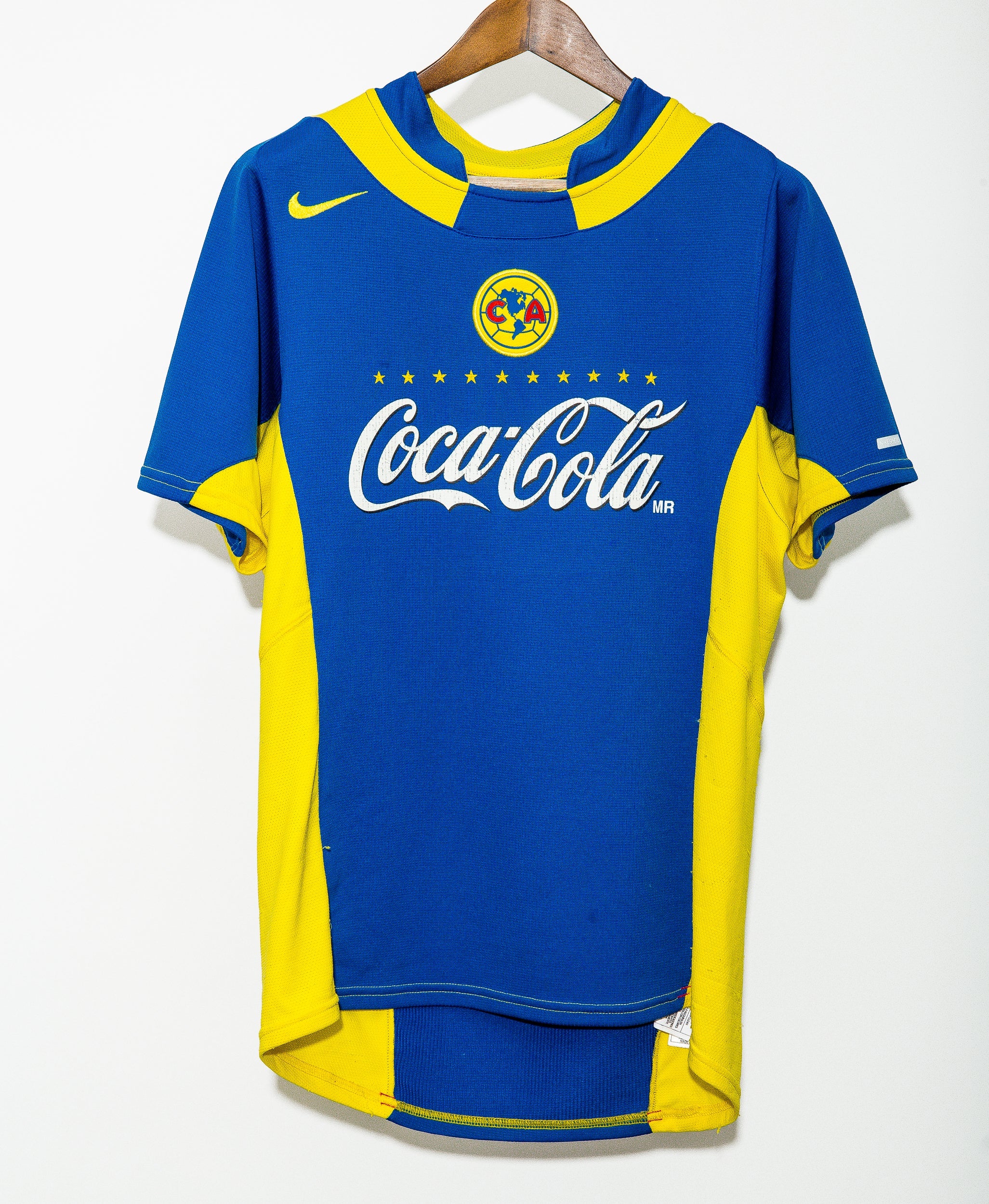2004-2005 Club America Away Jersey #7 Cuauhtemoc Lopez (Large) - Authentic Soccer Jersey for Fans & Collectors - Perfect for Matchdays & Memorabilia Display