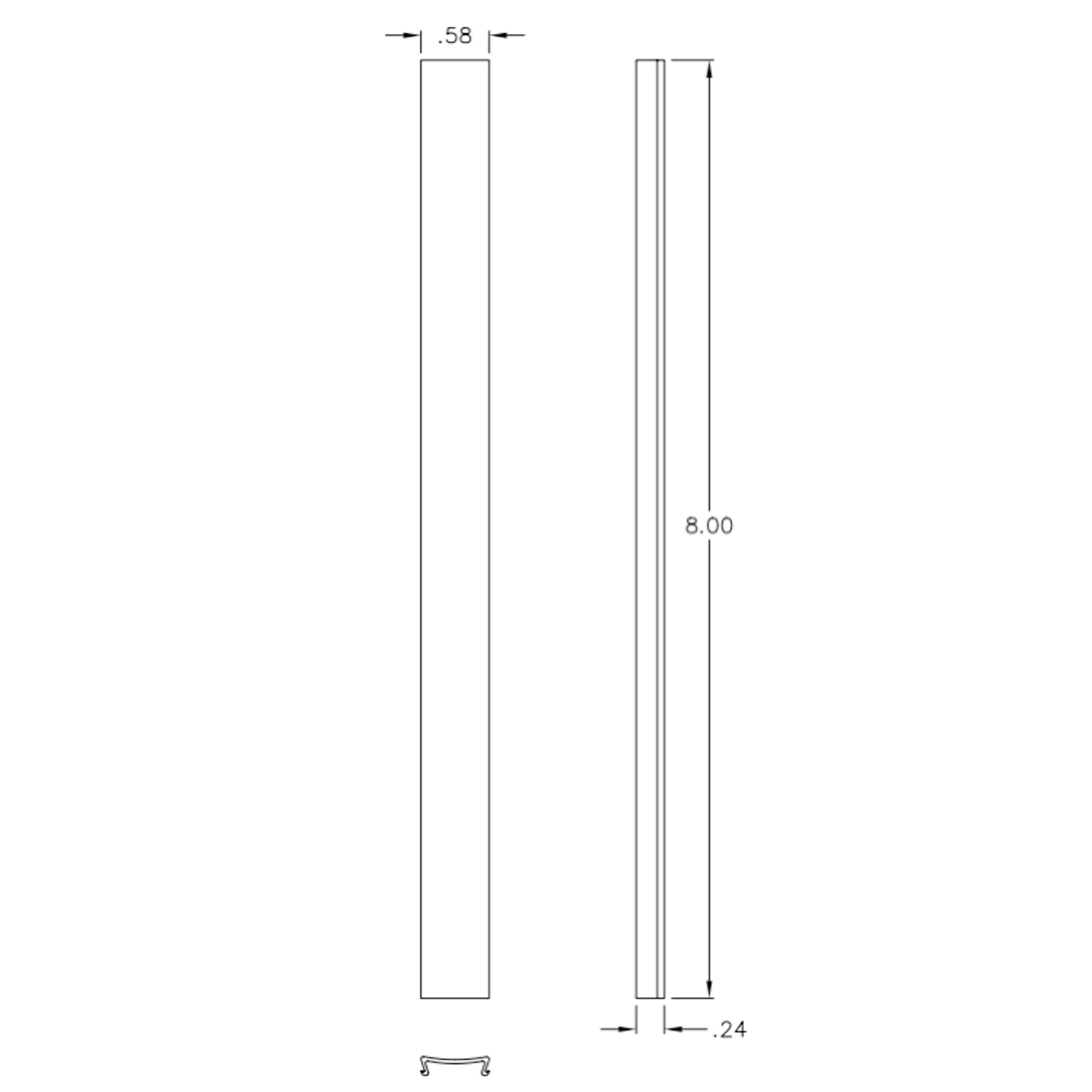 ICC 110 Wiring Label Holder - 6 Pack | Durable Electrical Wire Markers for Panel Boards & Industrial Equipment | Perfect for Electricians & DIY Projects