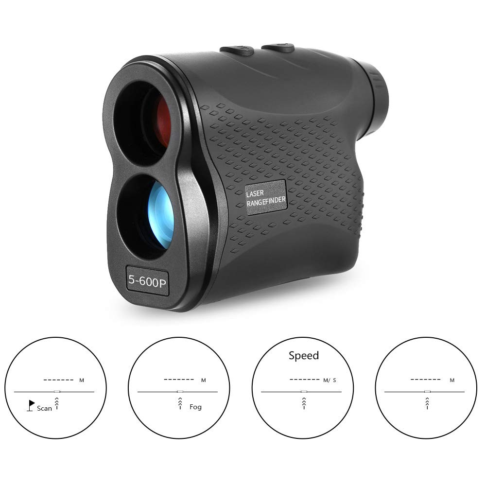 600M/900M Golf Range Finder with Speed Tester - Digital Hunting Distance Measurement Monocular Telescope for Golfing, Hunting & Outdoor Sports Activities