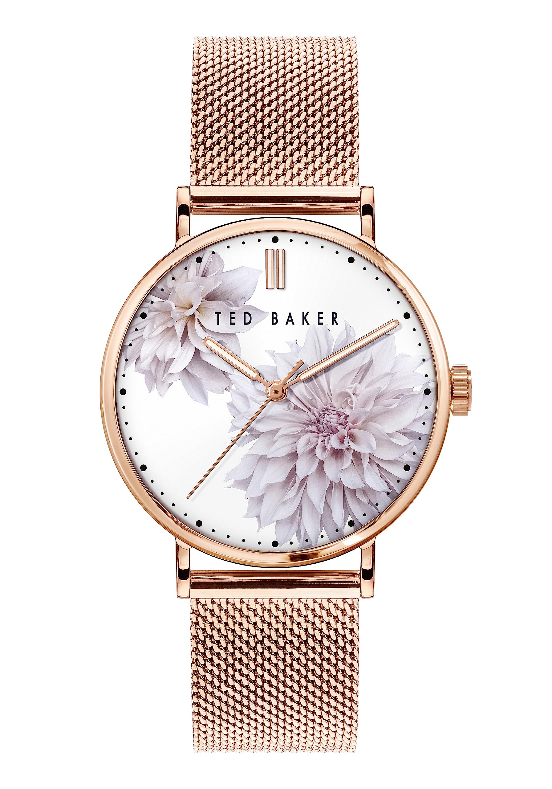 Ted Baker Phylipa Genuine Leather Strap Watch for Women - Elegant Analog Quartz Wristwatch with Stainless Steel Case | Perfect for Office, Date Night & Special Occasions
