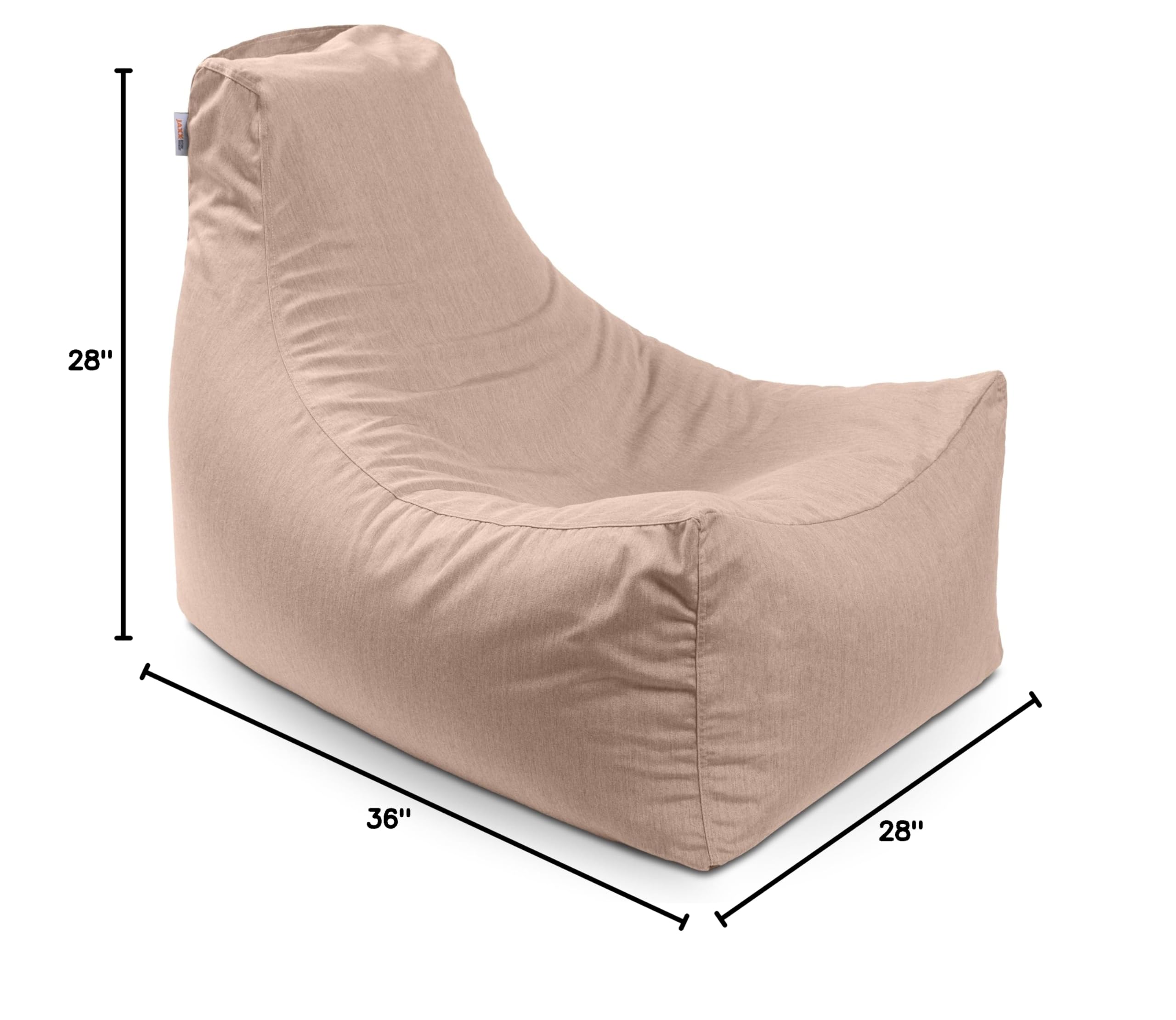 Jaxx Juniper Outdoor Bean Bag Chair with Sunbrella Fabric - Waterproof & Durable for Patio, Poolside, and Backyard Relaxation