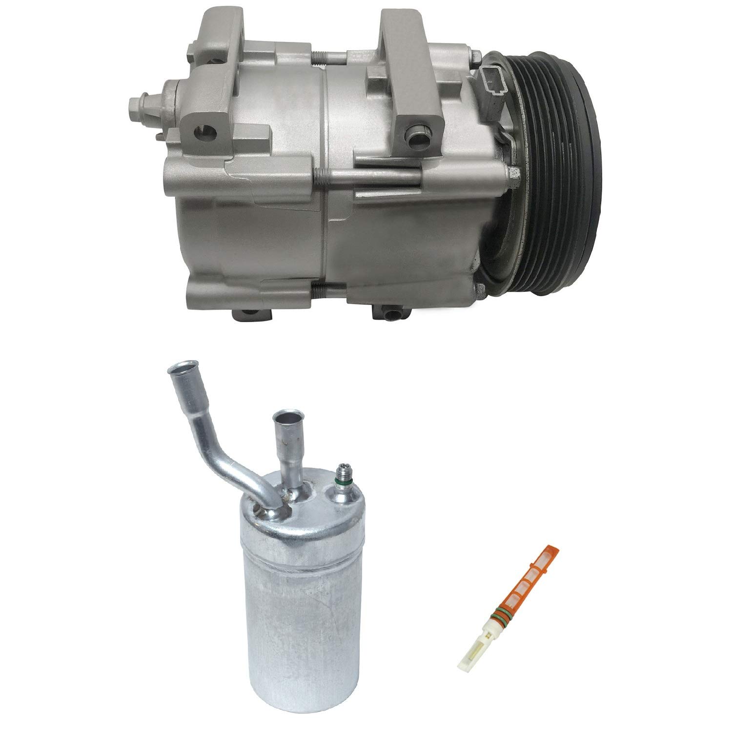 RYC Automotive A/C Compressor & Clutch Kit - Compatible with KT AE15 Models | High Performance AC System Replacement for Smooth Cooling | Perfect for Summer Driving & Long Road Trips