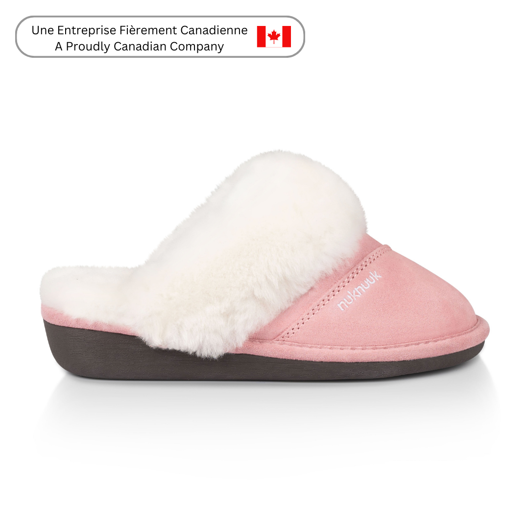 Joy Women's Fuzzy House Slippers - Soft Indoor Slides with Non-Slip Sole, Comfortable for Home, Spa & Lounge (Blush Pink) - Perfect for Relaxing, Gift Giving & Cozy Winter Nights