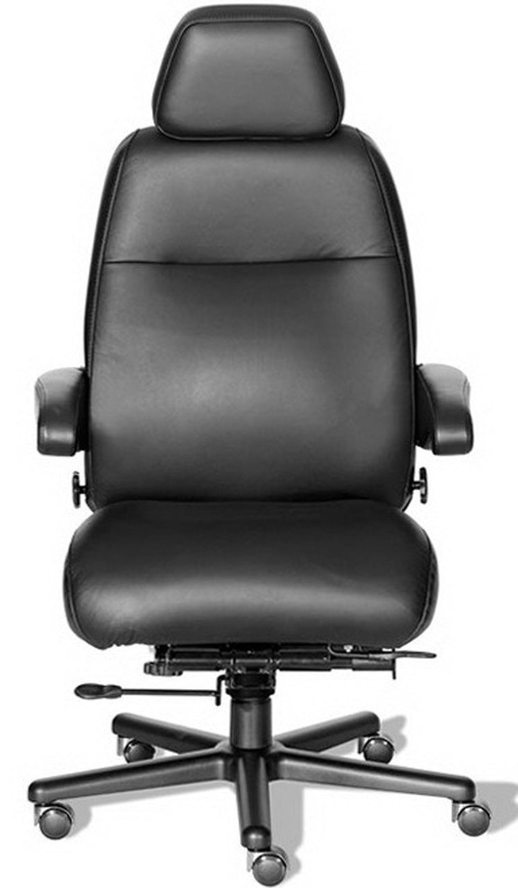 Henry Big and Tall Executive Black Office Chair - 400 lb Weight Capacity (E5000100) - Ergonomic High Back Support for Home & Office Workspaces